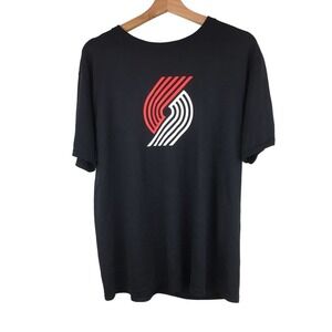 Gildan Performance Size L Black Portland Trail Blazers Basketball T-Shirt